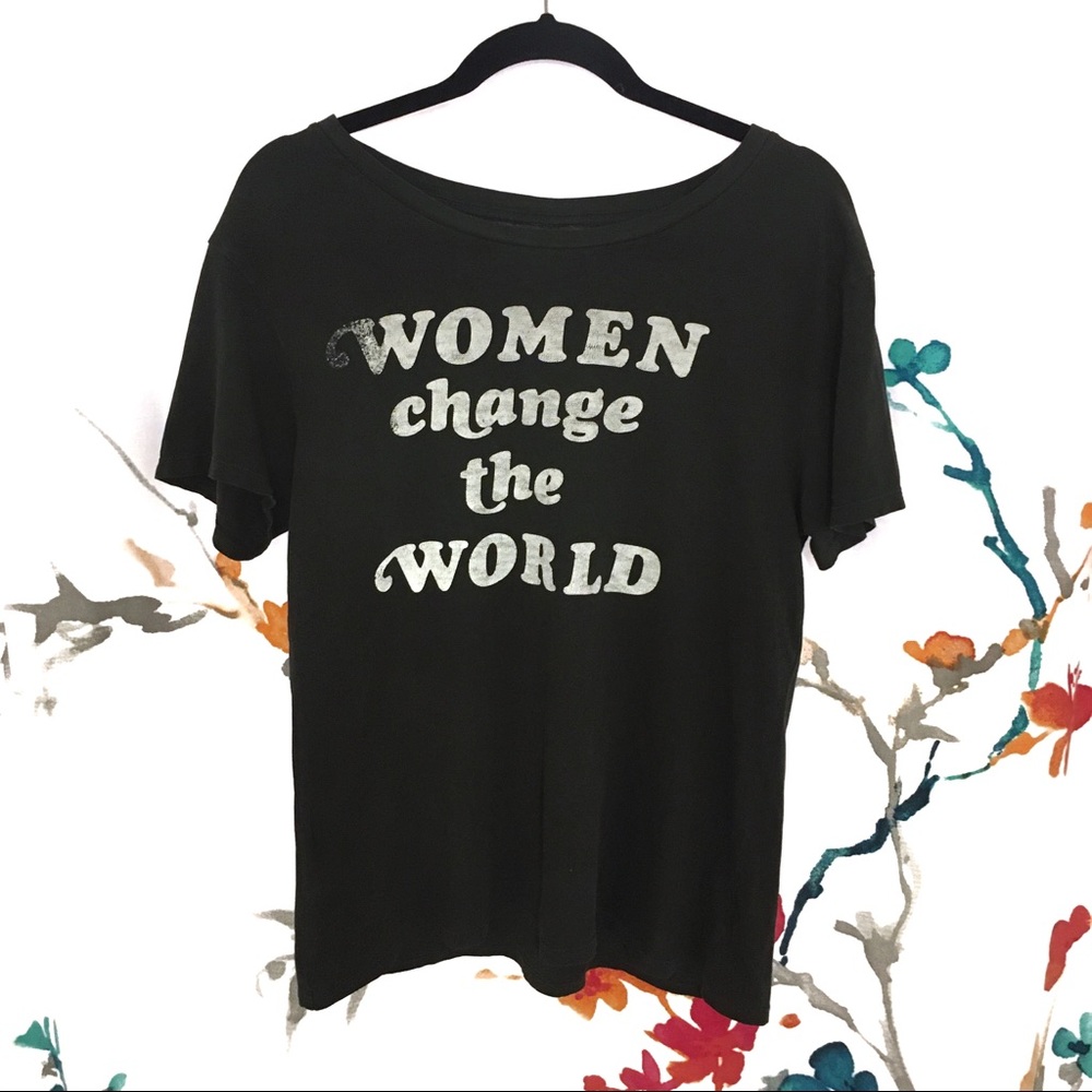Junk Food Women Change the World Tee
